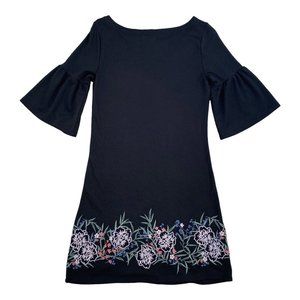 Kari Blue Santorini Black Knee‎ Length Dress